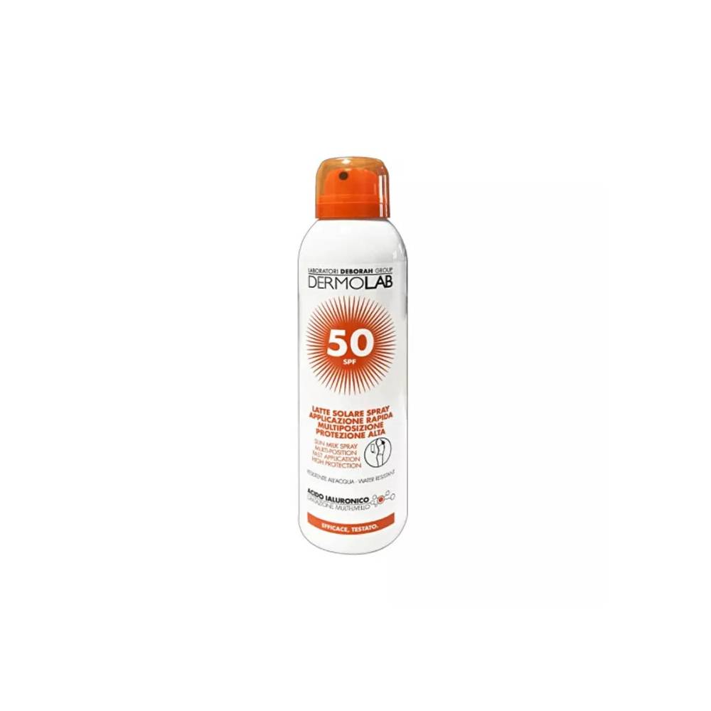 "Dermolab" saulės pieno purškiklis Spf50 150ml