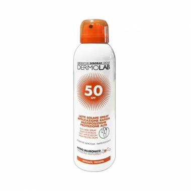 "Dermolab" saulės pieno purškiklis Spf50 150ml