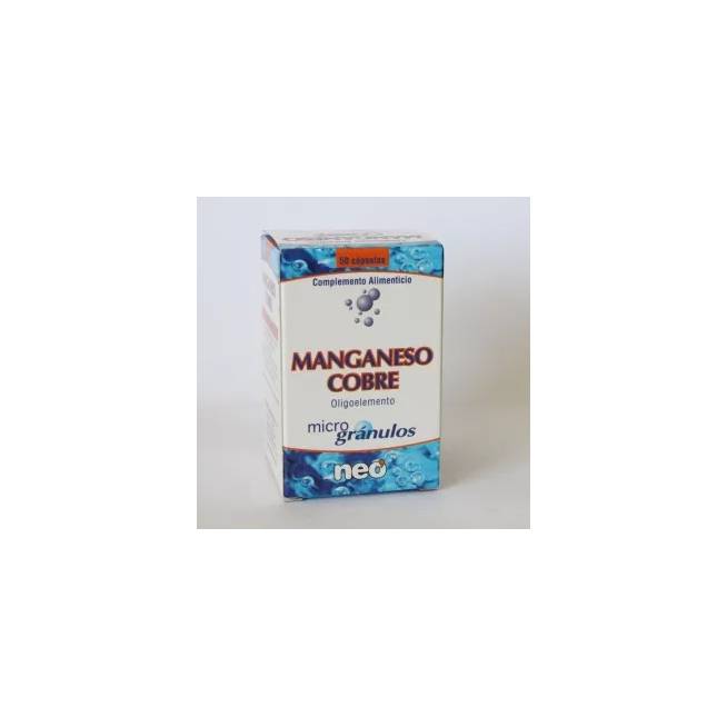 "Neo Microgranules" mangano vario 50 kapsulių