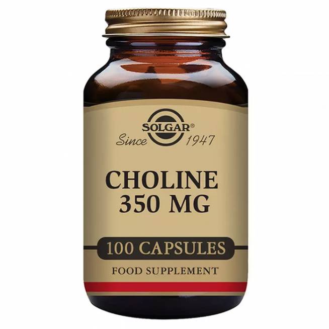 Solgar Cholinas 350mg 100 kapsulių