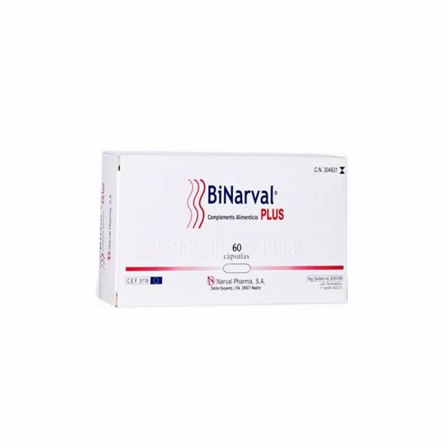 Narval Pharma Binarval Plus 760mg 60 kapsulių