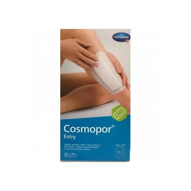 Cosmopor įėjimo tvarsčiai 20x10 cm 10 vienetų Hartmann