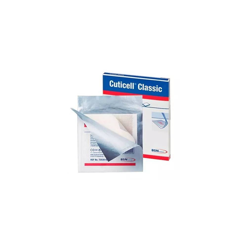 Leukoplast Cuticel Classic Gasa Parafinada 10x10 cm 5 vienetai Bsn Medical