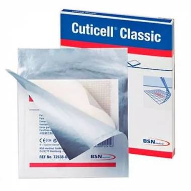 Leukoplast Cuticel Classic Gasa Parafinada 10x10 cm 5 vienetai Bsn Medical