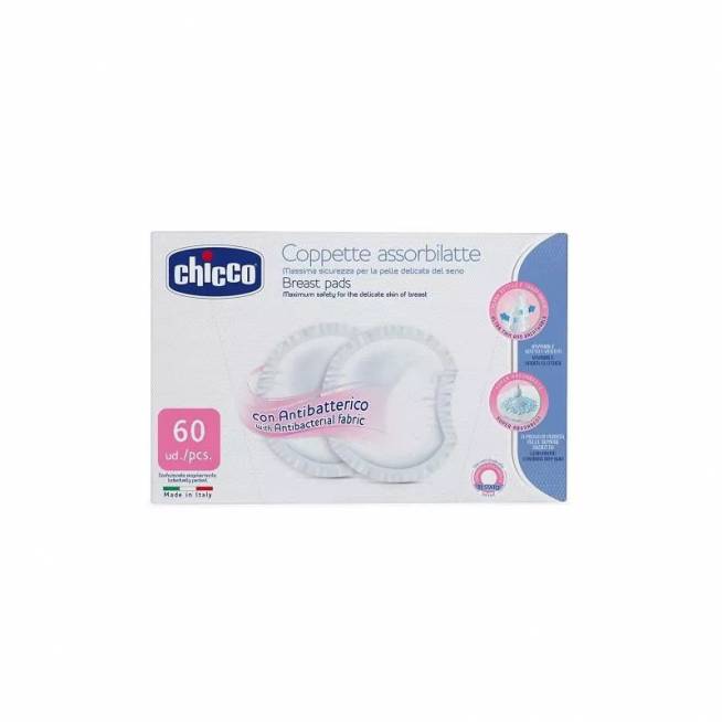 "Chicco" antibakteriniai absorbciniai diskai