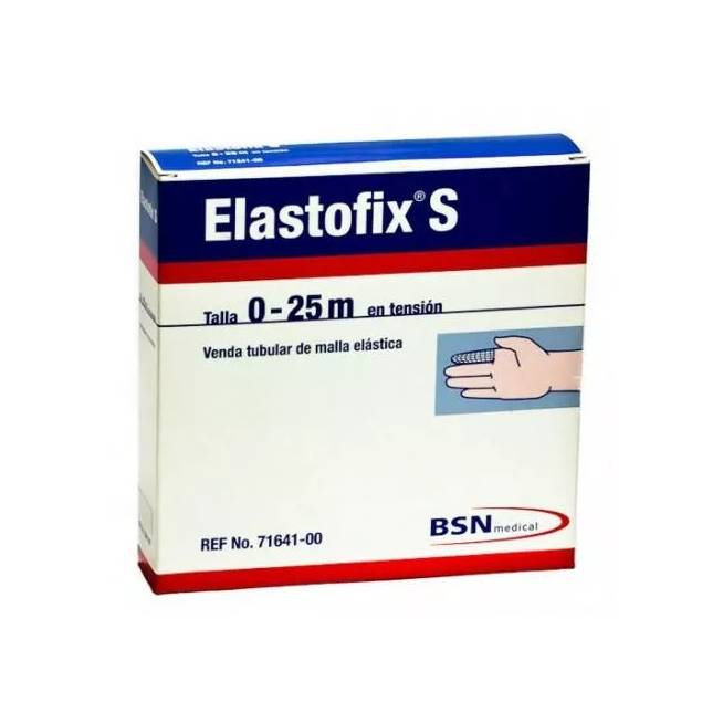 Elastofix S vamzdinis elastinis tvarstis Elastinis vamzdinis tvarstis pirštams 0-25 M dydžio Bsn Medical