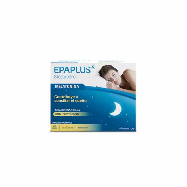 Epaplus Sleepcare Melatoninas ir triptofanas 60 kapsulių