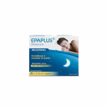 Epaplus Sleepcare Melatoninas ir triptofanas 60 kapsulių