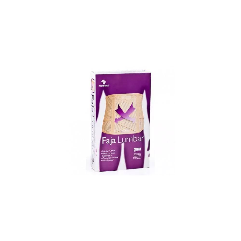 "Faja Medilast Lumbar Talla 3 Velcro" 85-95 cm