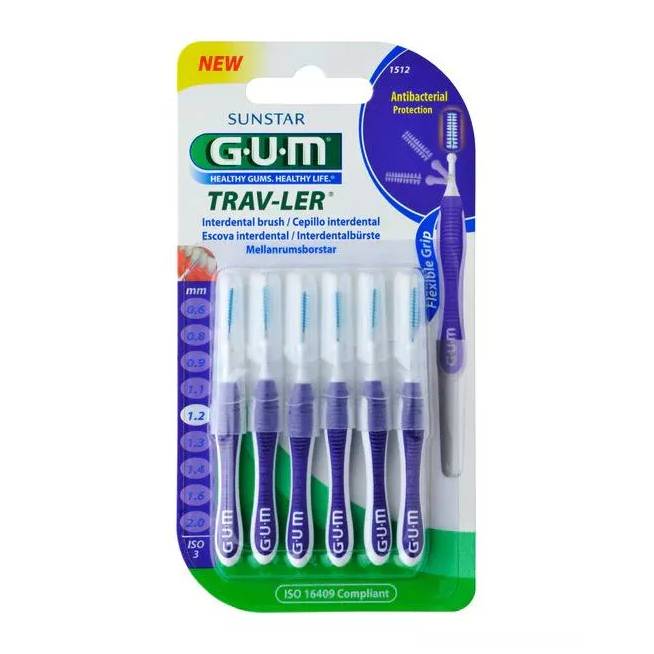 "Sunstar Gum Proxabrush" itin smulkus cilindrinis šepetėlis 1512