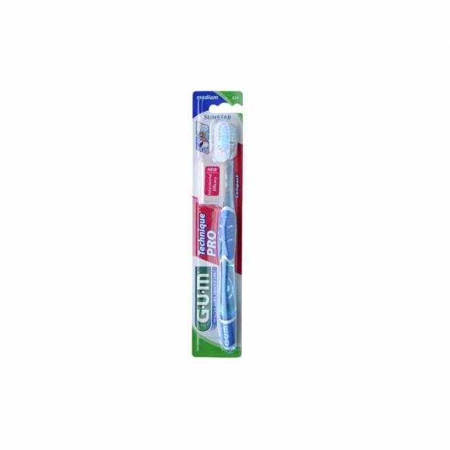 "Sunstar Gum Medium Technique Pro" dantų šepetėlis Compact