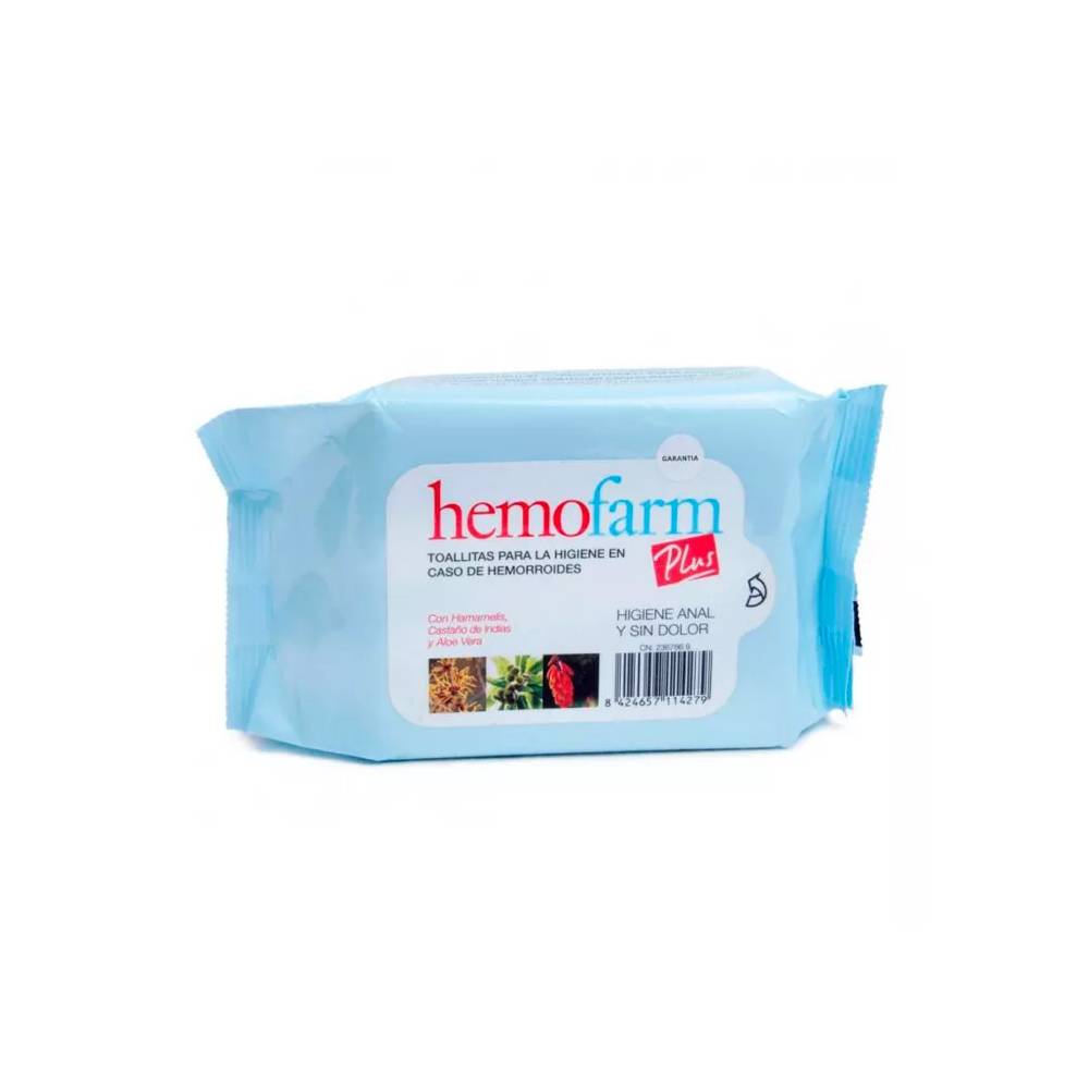 Hemofarm Plus servetėlės 40 vnt