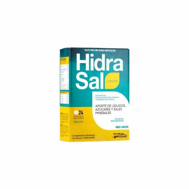 Plusquam Pharma Hidrasal Lemon 24 tabletės