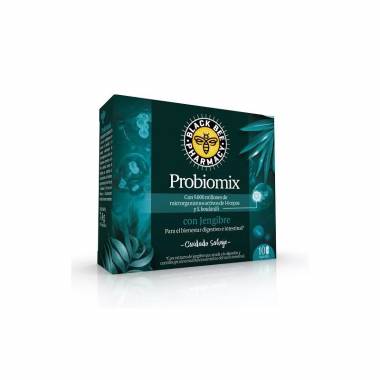 Black Bee Probiomix su imbieru 10 kapsulių