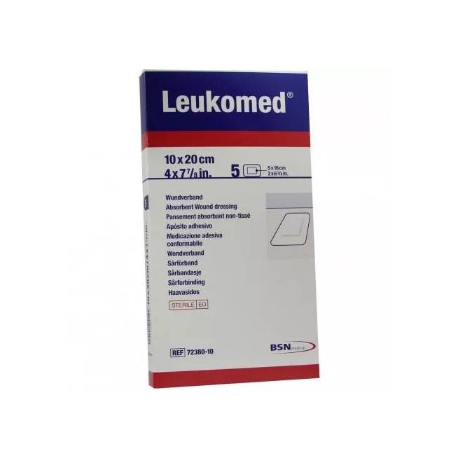 Bsn Medical Leukomed™ Adh sterilus tvarstis 10x20cm 5 tvarsčiai