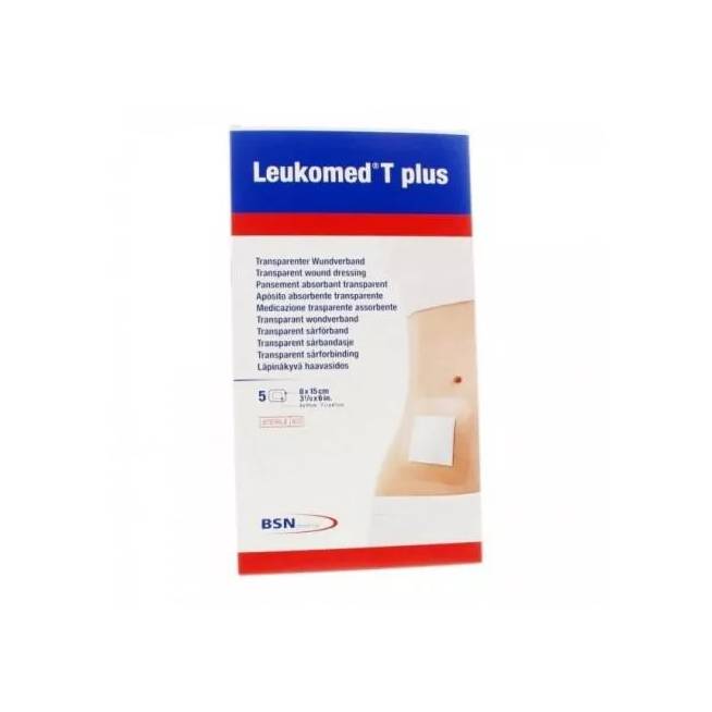 Bsn Medical Leukomed™ pooperaciniai tvarsčiai 8x15 cm 5 vnt