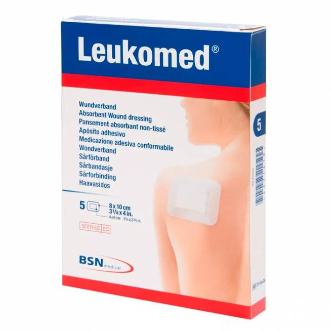 Bsn Medical Leukomed pleistrai 8cm X 10cm 5U