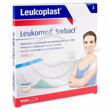 Bsn Medical Leukomed Sorbact Sterilus apozitinis Adh 8 X