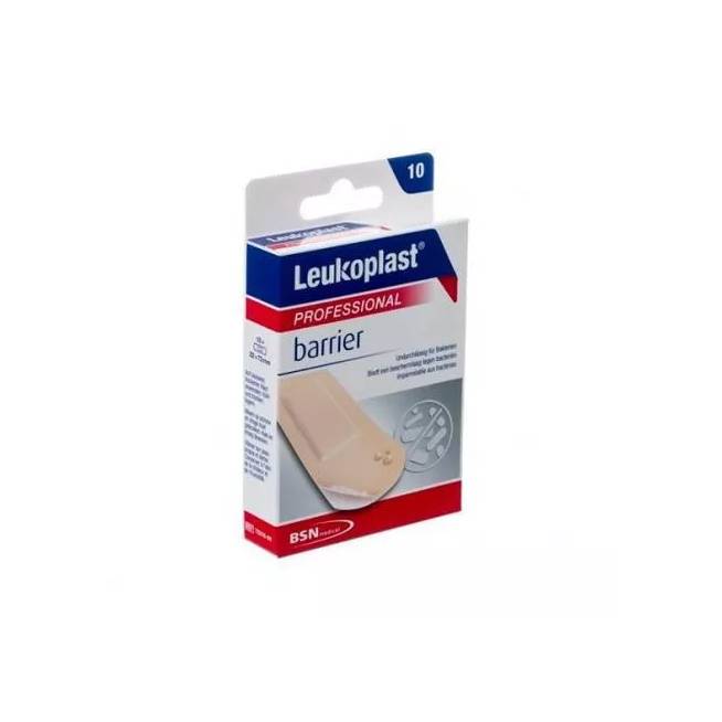 Leukoplast barjerinis vandeniui atsparus lipnus tvarstis 75x22 mm 10 vienetų Bsn Medical