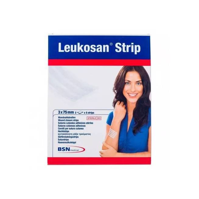 Bsn Medical Leukosan™ juostelės 3x75 mm 5 juostelės