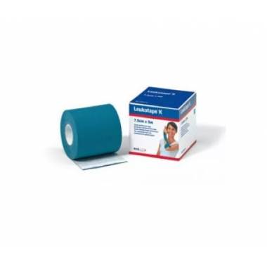 Bsn Medical Leucotape K 5mx5cm šviesiai mėlyna