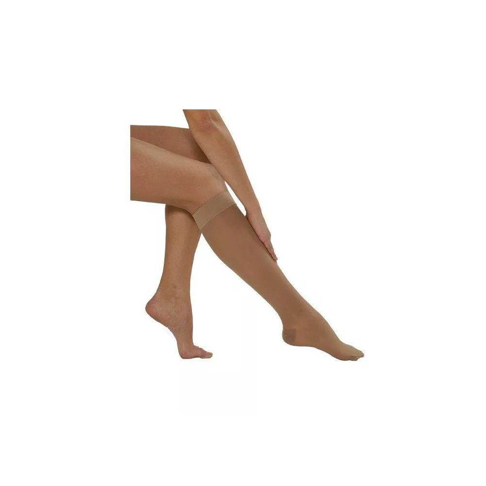 Medilast Compression Short Stocking Strong Toe Beige L dydis