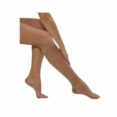 Medilast Compression Short Stocking Strong Toe Beige L dydis