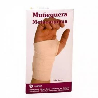 "Medilast Metacarpal Velcro Wrist Wrap White