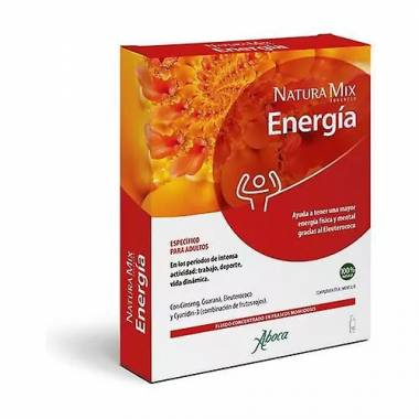 Aboca Natura Mix Advanced Energy - skysčių koncentratas 10 buteliukų