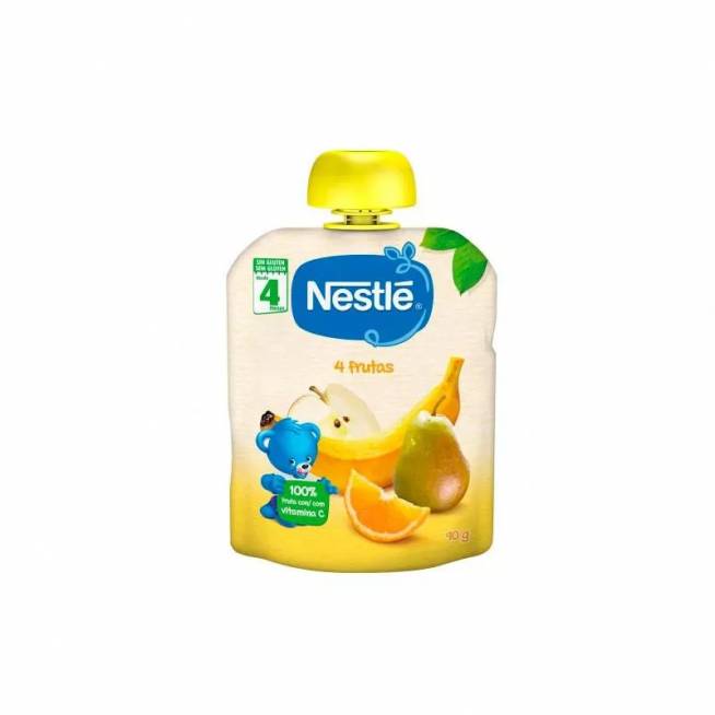 "Nestle" 3x "Nestlé" 4 vaisių tyrelė 90g