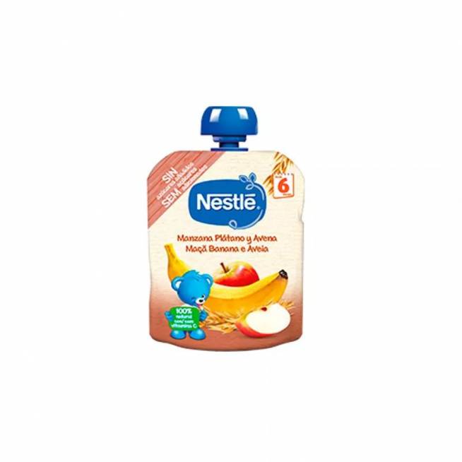 "Nestle Naturnes Apple Banana Oatmeal" avižinė košė 90g