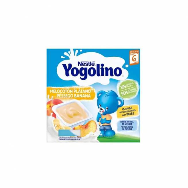 Nestle Nestle Nestle Nestlé Yogolino Peach & Banana 6m 4x 100g