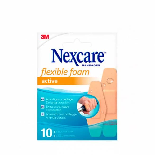 "Nexcare Active Strips" 10 vnt