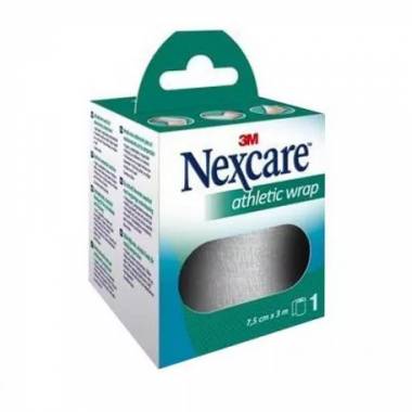 Kohezyvinis baltas elastinis tvarstis 3 M X 7,5 cm "Nexcare