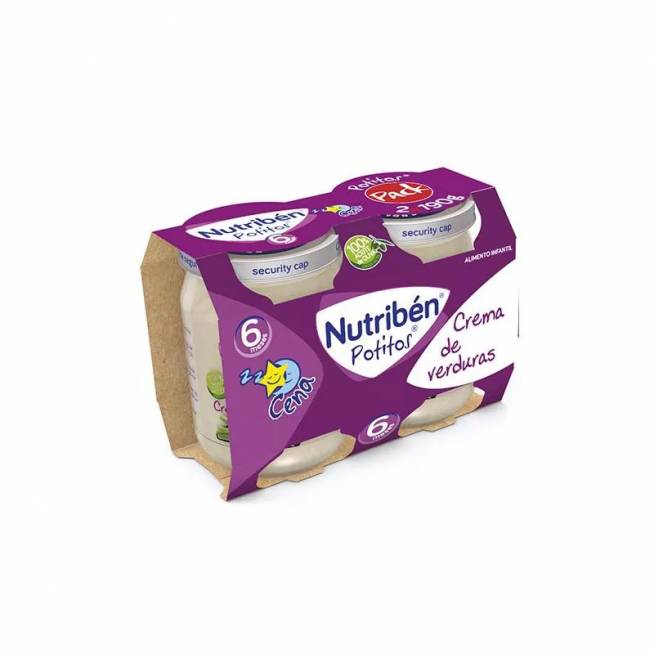 Nutriben Nutriben Nutriben Potito Dinner Bipack daržovių sriuba 2x 190g