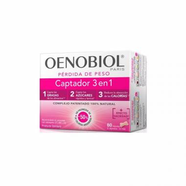 Oenobiol Weightloss 3 in 1 Fat Binder 60 tablečių