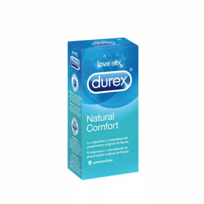 Durex prezervatyvai Natural Comfort 6U