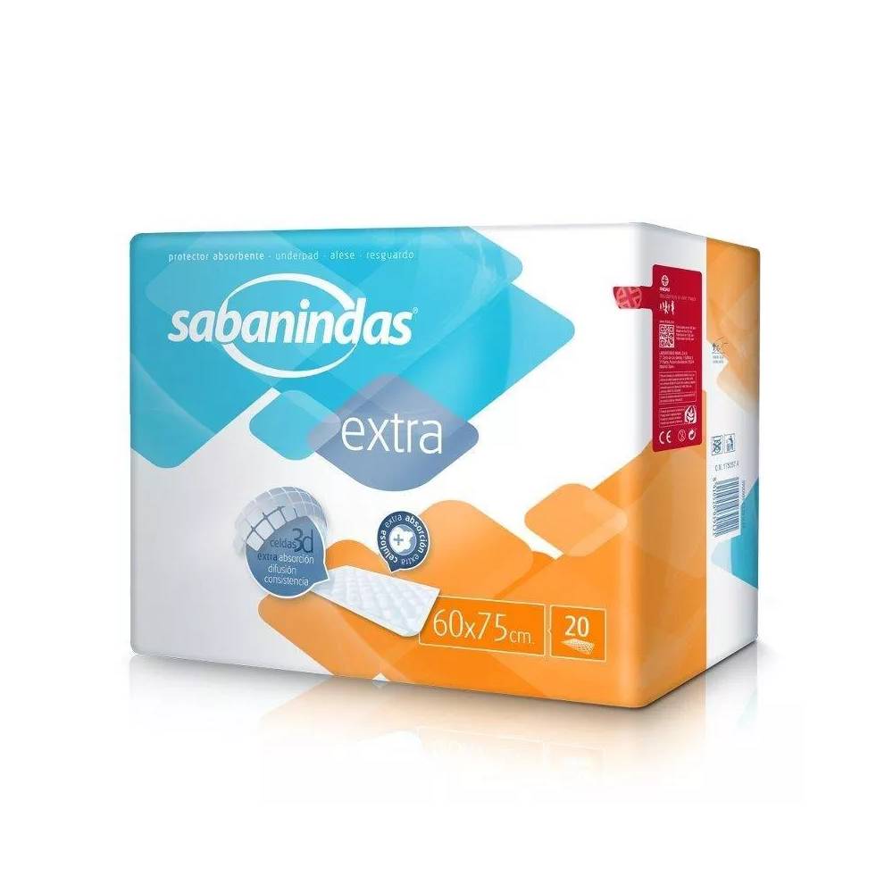 Sabanindas Extra 60x75cm 20 vnt