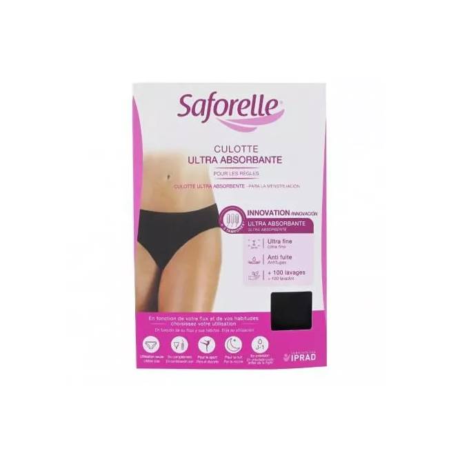 "Saforelle Ultra Absorbent Short Black" juodas dydis L