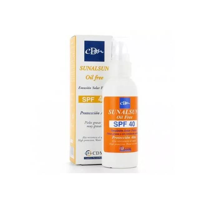 Sunalsun Oil Free Aukštos apsaugos Fp40 75ml Cdm