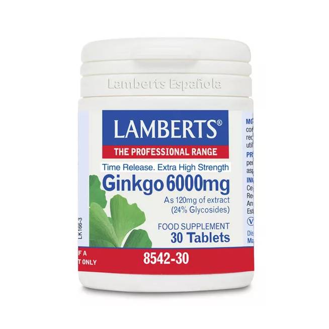 Lamberts Ginkgo Biloba 6000 Mg 60 tablečių