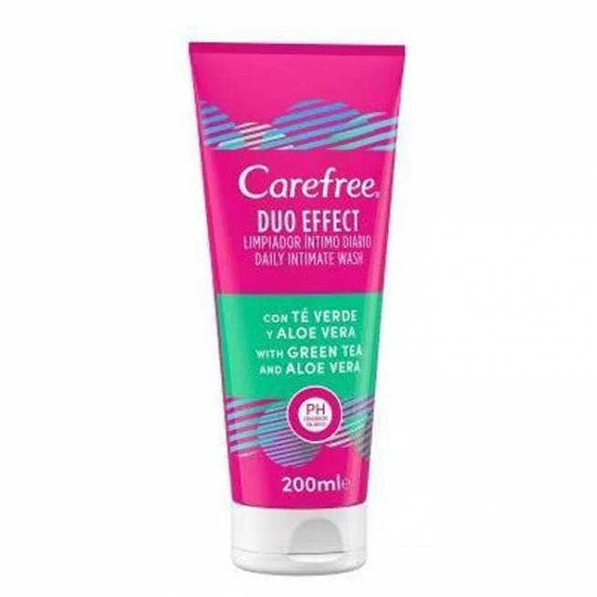 "Carefree Duo Effect" intymių vietų prausiklis su žaliąja arbata ir alaviju 200ml