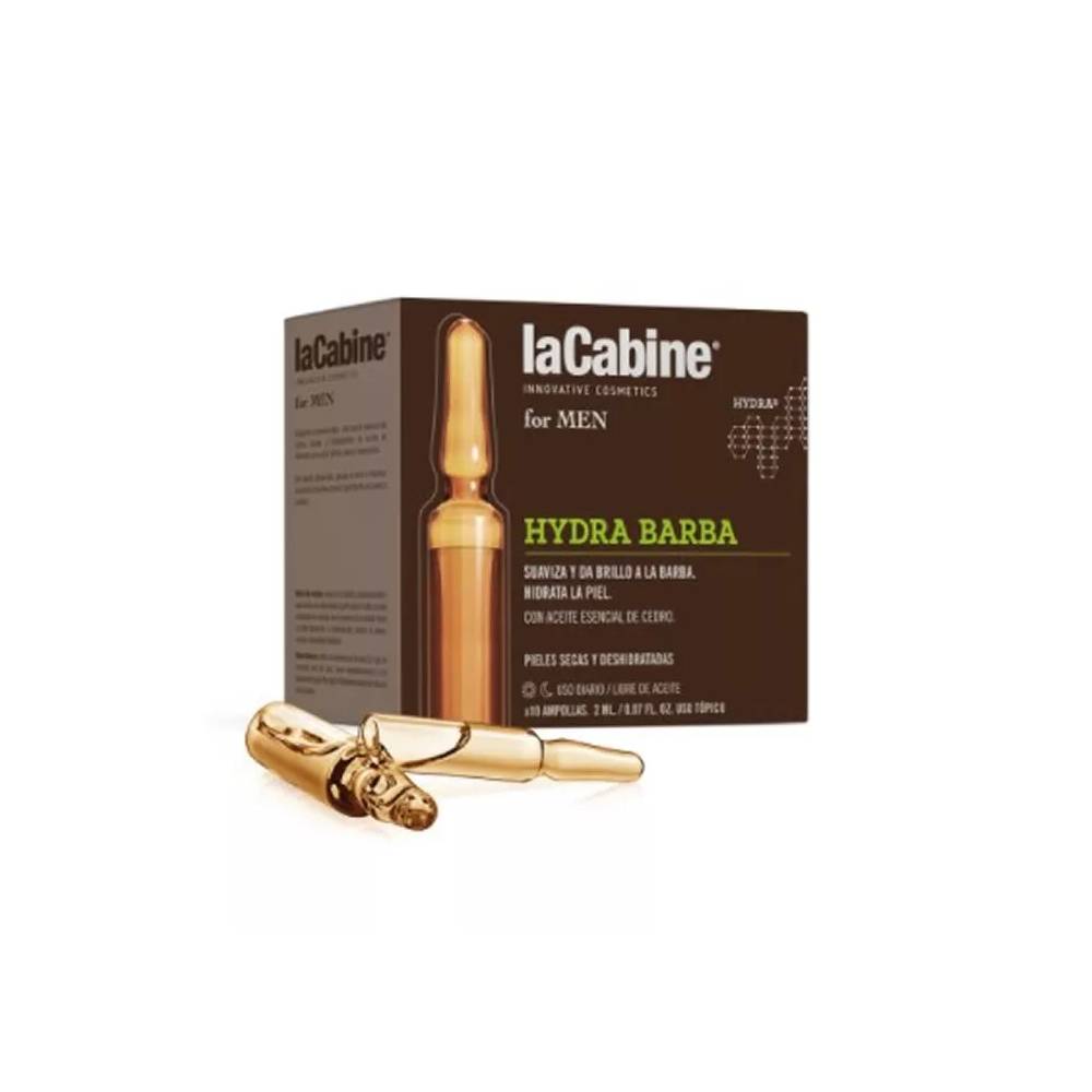 "La Cabine For Men Hydra Beard Ampoules" 10x2ml