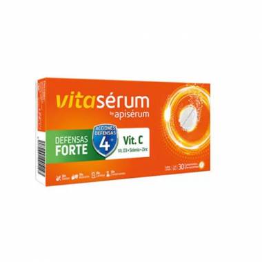 Vitaserum By Apiserum Defensas Forte Vit C 30 tablečių