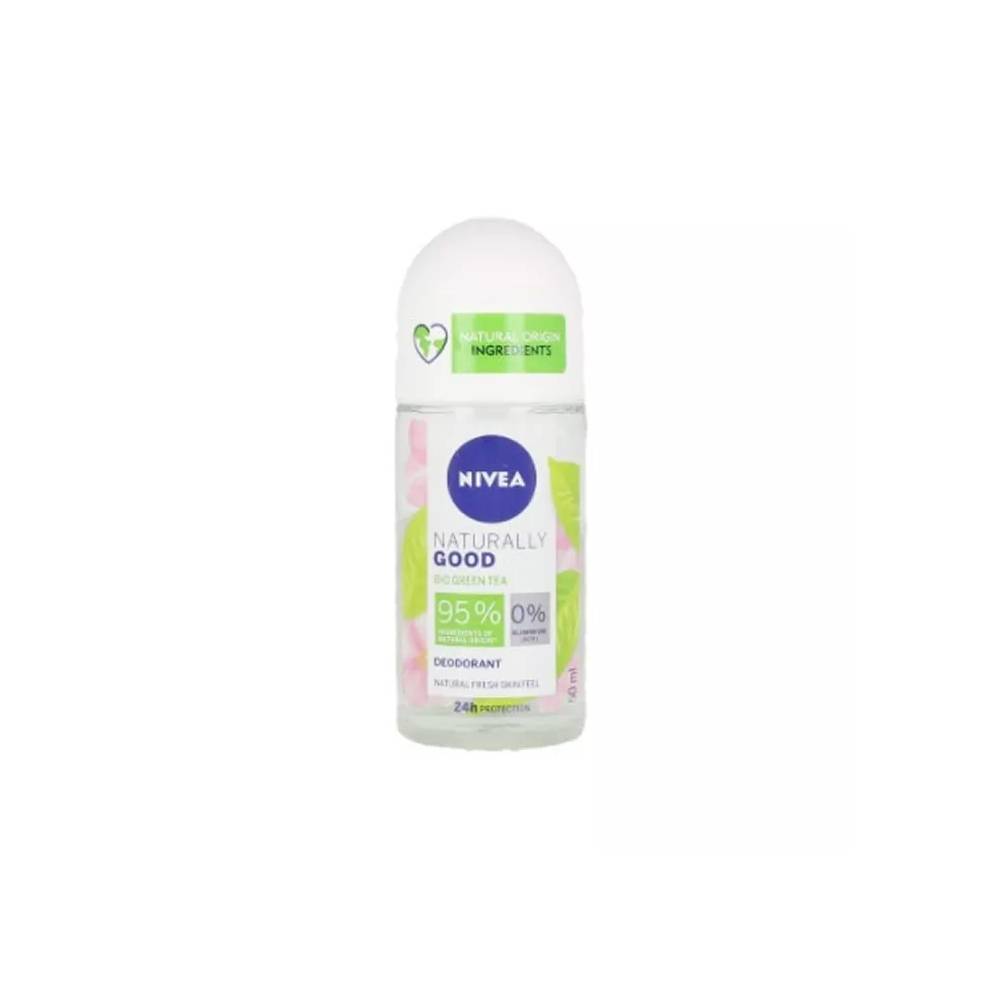 "Nivea Naturally Good" žaliosios arbatos dezodorantas Roll-On 50ml