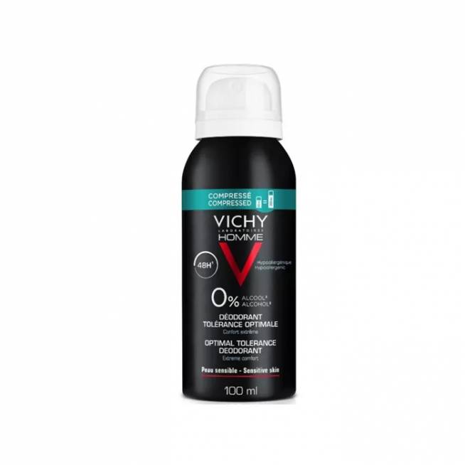 "Vichy Homme Optimal Tolerance" suspaustas formatas 100ml