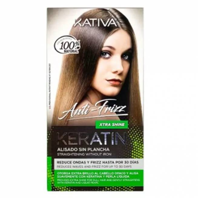 "Kativa Keratin Anti-Frizz Straightening Extra Shine