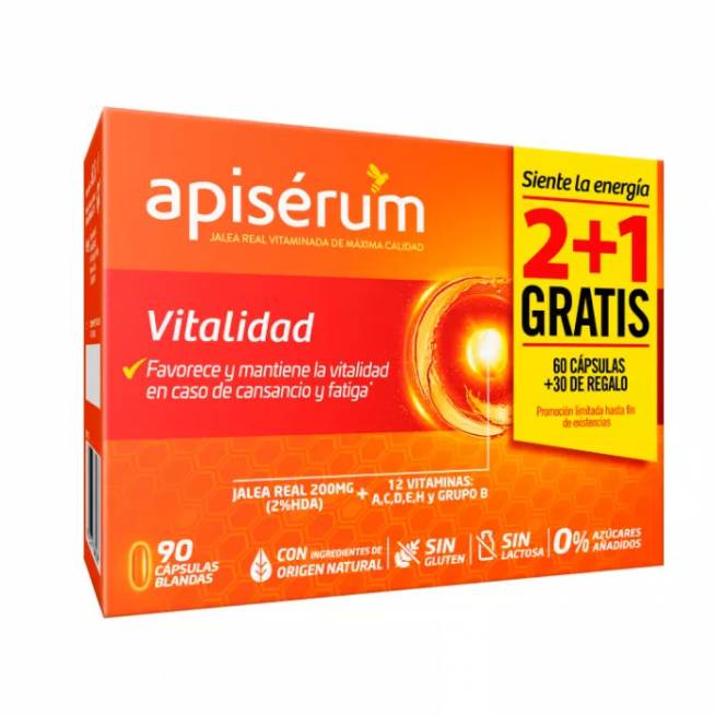 Apiserum Vitaminate 3 X 30 kapsulių 