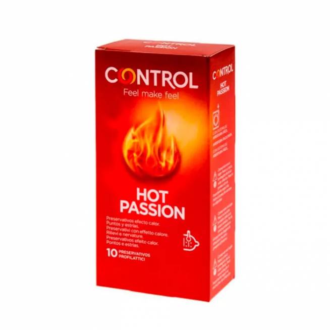 "Control Hot Passion" prezervatyvai "Warming Effect" 10U