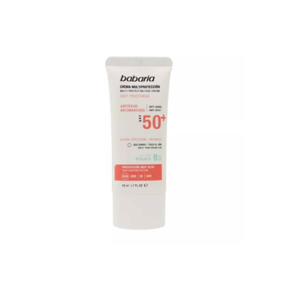 "Babaria" Saulės daugiafunkcinis apsauginis kremas nuo dėmių Spf50 50ml